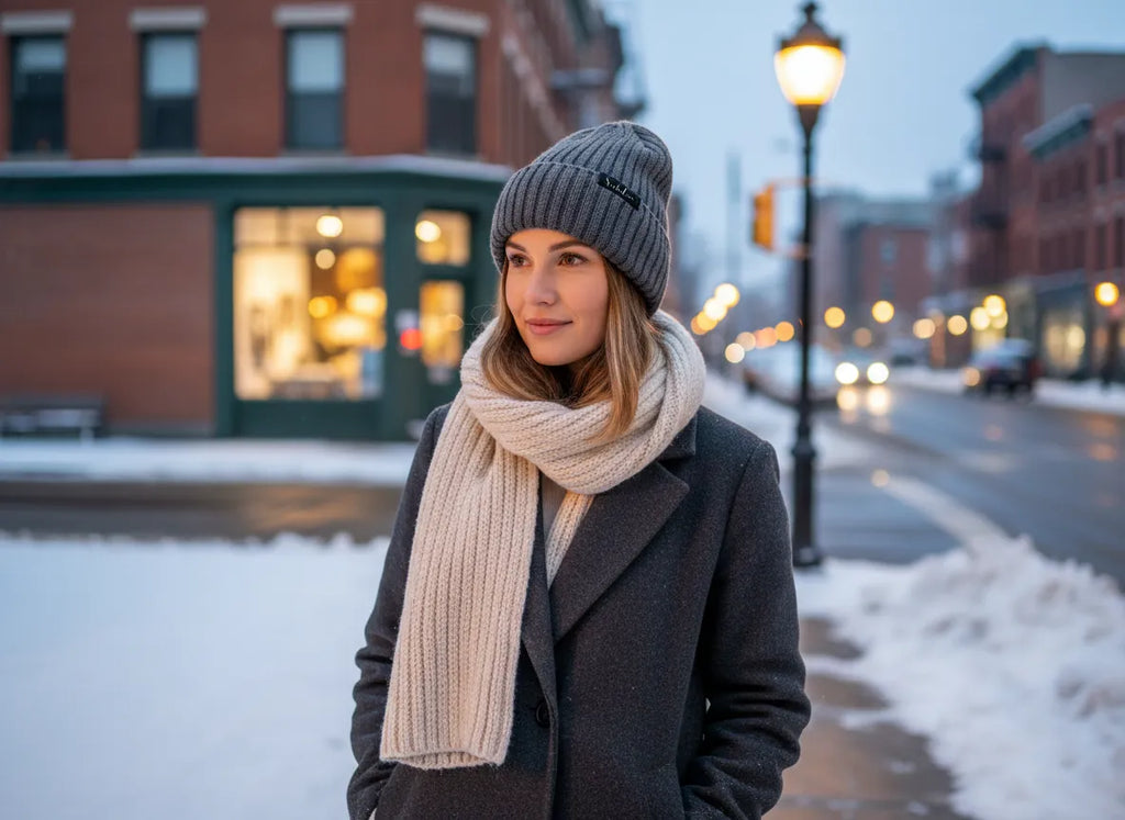 7 Perfect Styling Rules: Make the High Rib-knit Cuffed Beaniee Flatter Your Face Shape