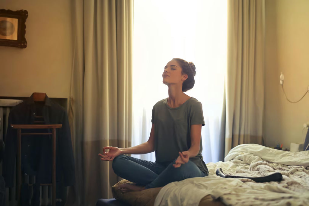 Discover the benefits of yoga and meditation for stress relief and relaxation. Perfect for unwinding after a long day, improving sleep quality, and enhancing mindfulness. Ideal for home practice in cozy spaces.
