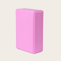 Light Pink EVA Yoga Block for yoga practice - Sportive Lives. High-quality yoga blocks for improved flexibility and balance, ideal for yogis in Canada.