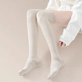 Beige Over-the-Knee Compression Socks with Terry Sole – Anti-Slip and Breathable