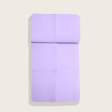 Purple foldable TPE yoga mat from Sportive Lives, eco-friendly and portable, ideal for yoga enthusiasts in Canada. Easy to fold and store.