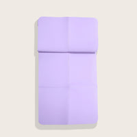 Purple foldable TPE yoga mat from Sportive Lives, eco-friendly and portable, ideal for yoga enthusiasts in Canada. Easy to fold and store.