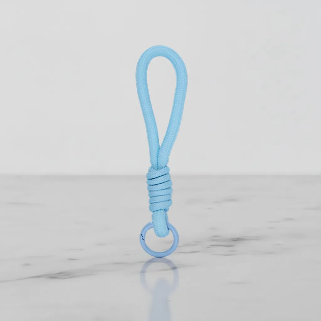 Sportive Lives Braided Rope Mini Mug Charm in Sky Blue (Mono) for Mini Coffee Mug, Canada