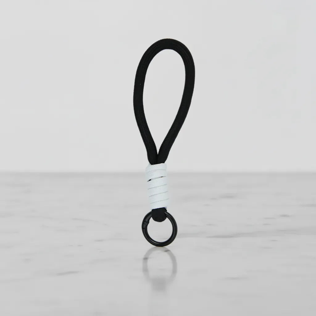 Sportive Lives Braided Rope Mini Mug Charm in White & Black for Mini Coffee Mug, Canada