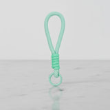 Mint green braided rope mug handle loop and keychain—Sportive Lives Canada.
