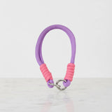 Braided Rope Travel Mug Charm in Magenta & Lavender by Sportive Lives — chic clip-on charm for water bottles, cups, and keychains (Canada).