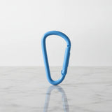 Blue carabiner keychain — decorative bag & backpack charm by Sportive Lives, Canada
