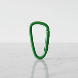 Decorative carabiner keychain in green — backpack/bag charm clip, Sportive Lives Canada