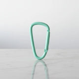 Mint green decorative carabiner — keychain/bag charm accessory, Sportive Lives Canada