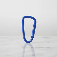 Decorative carabiner keychain in navy blue — bag & backpack charm by Sportive Lives, Canada