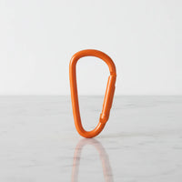 Orange decorative carabiner — keychain clip for bags & backpacks, Sportive Lives Canada
