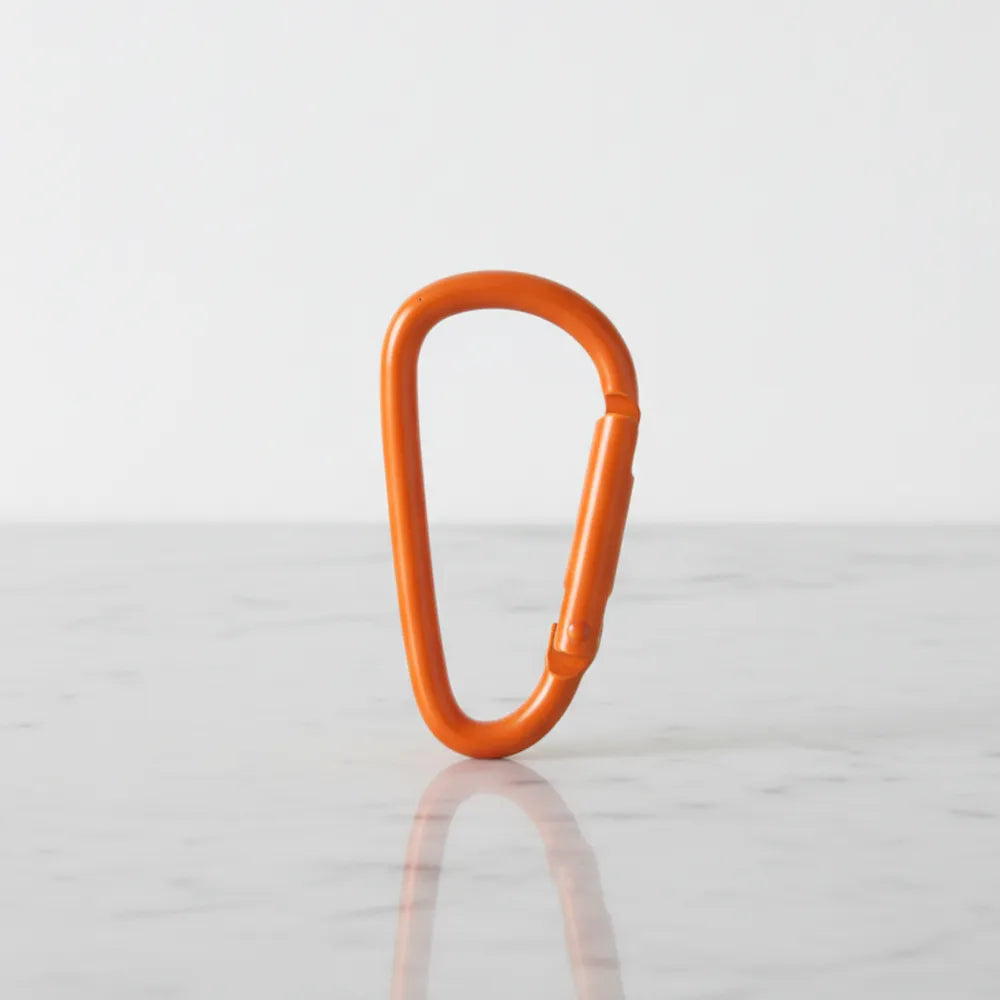 Orange decorative carabiner — keychain clip for bags & backpacks, Sportive Lives Canada