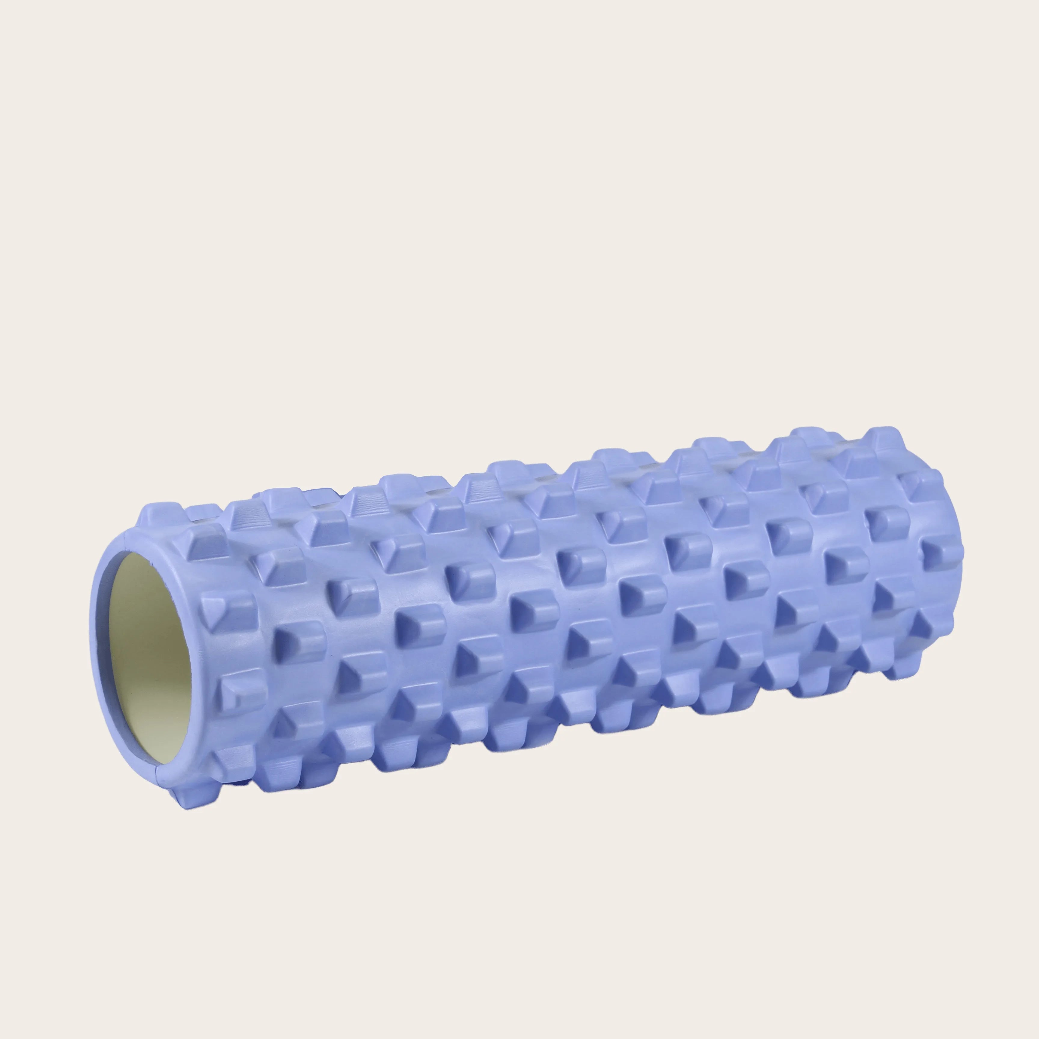 Sportive Lives EVA Massage Roller PRO in soft blue-purple tone, perfect for muscle tension release, stretching, and fitness recovery in Canada