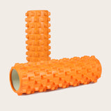 Orange EVA Massage Roller PRO by Sportive Lives for muscle therapy, ideal for fitness and recovery sessions in Canada.
