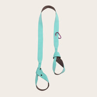 Sportive Lives Seafoam Green adjustable yoga mat strap for women, lightweight sling carrier for yoga mats in Canada.