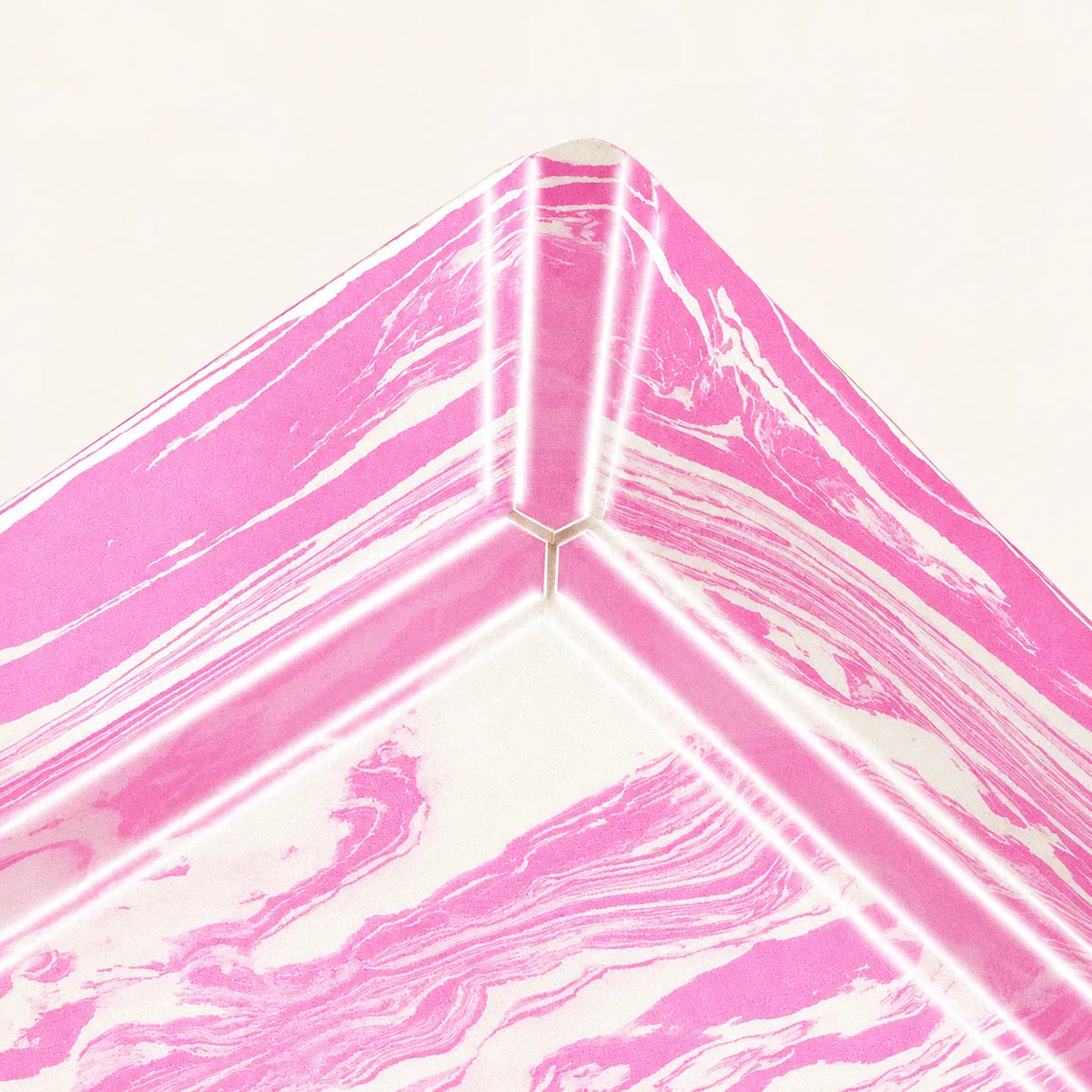 Layered cushioning structure of a pink Sportive Lives 6 mm TPE yoga mat