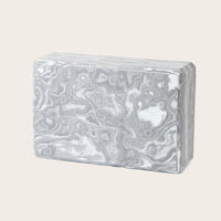 French grey marble Yoga Block CLOUD - eco-friendly EVA yoga brick for beginners and advanced yogis in Canada.