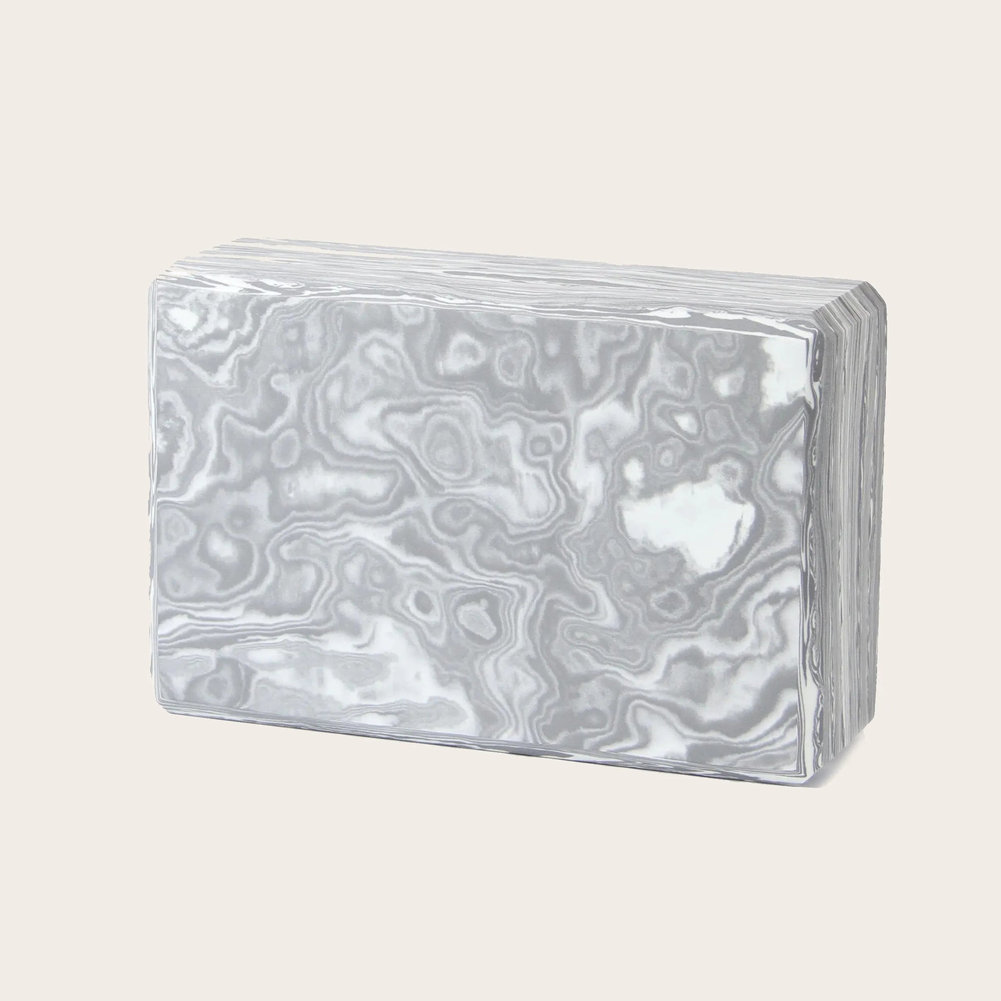 French grey marble Yoga Block CLOUD - eco-friendly EVA yoga brick for beginners and advanced yogis in Canada.